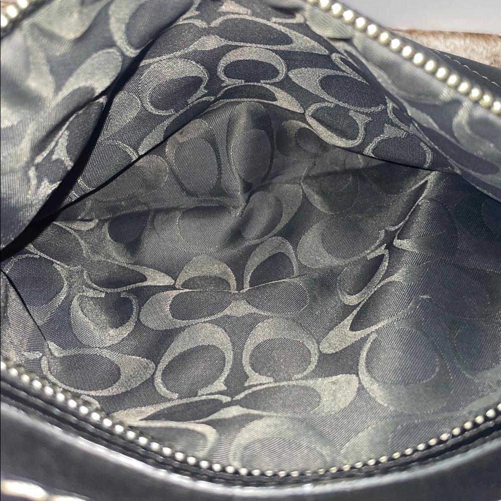 Vintage Coach ‘Hamptons’ Leather Carryall Tote - Picture 13 of 16